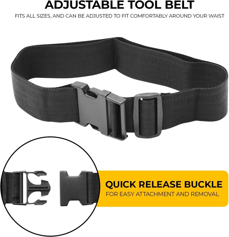 Windows101 Window Cleaning Side Bucket On a Belt Holster Holds 3 Squeegees and a Washer - Image 3